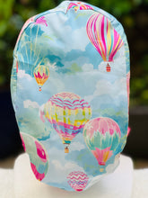 Load image into Gallery viewer, Preppy Hot air balloonPonytail Scrub Cap
