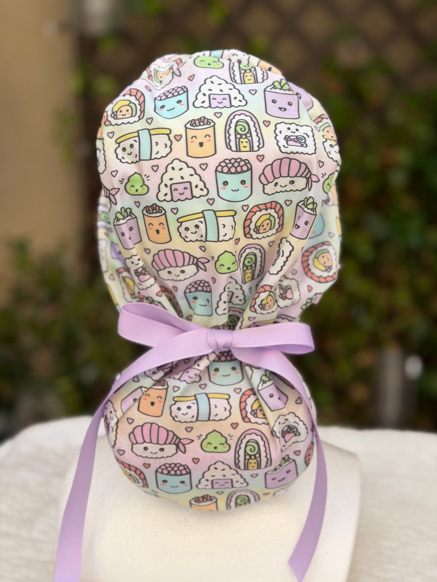 Kawaii Sushi Scrub Cap