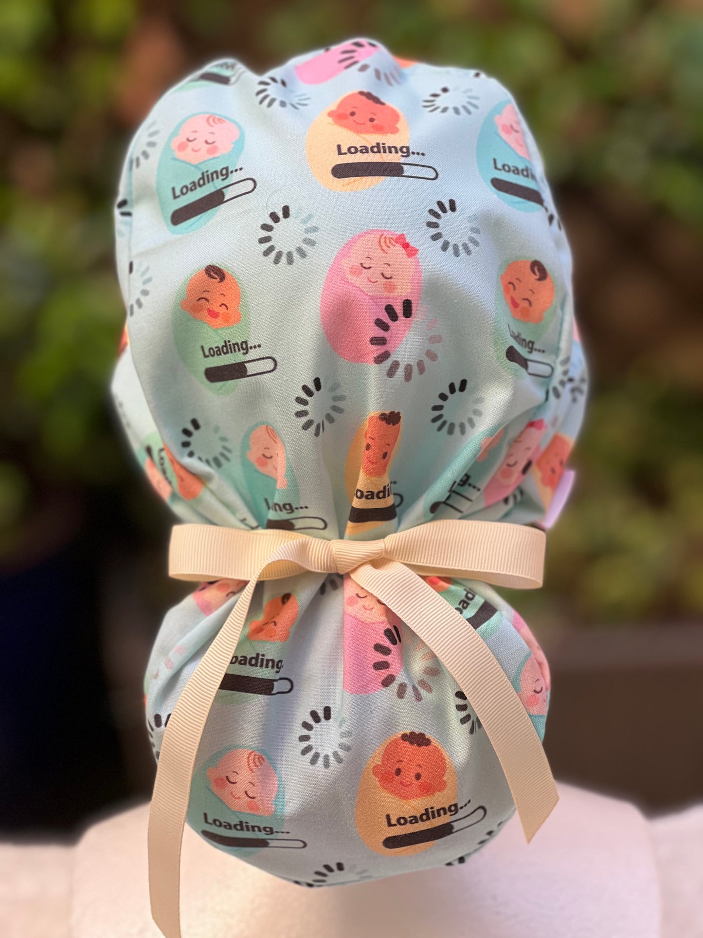 Lucille Ponytail Scrub Cap