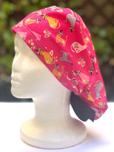 Load image into Gallery viewer, halloween kitty Ponytail scrub cap

