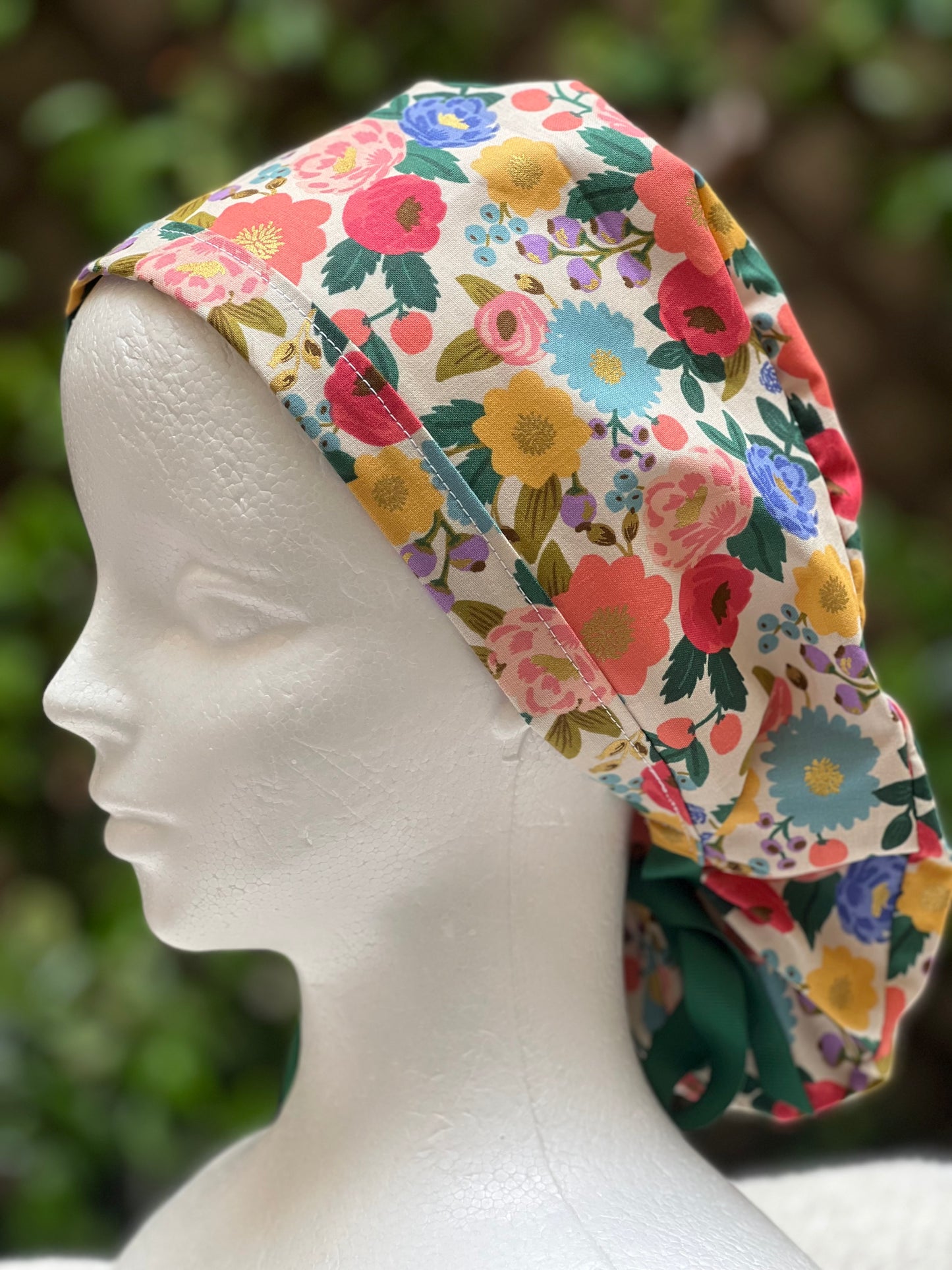 Kami ponytail scrub cap