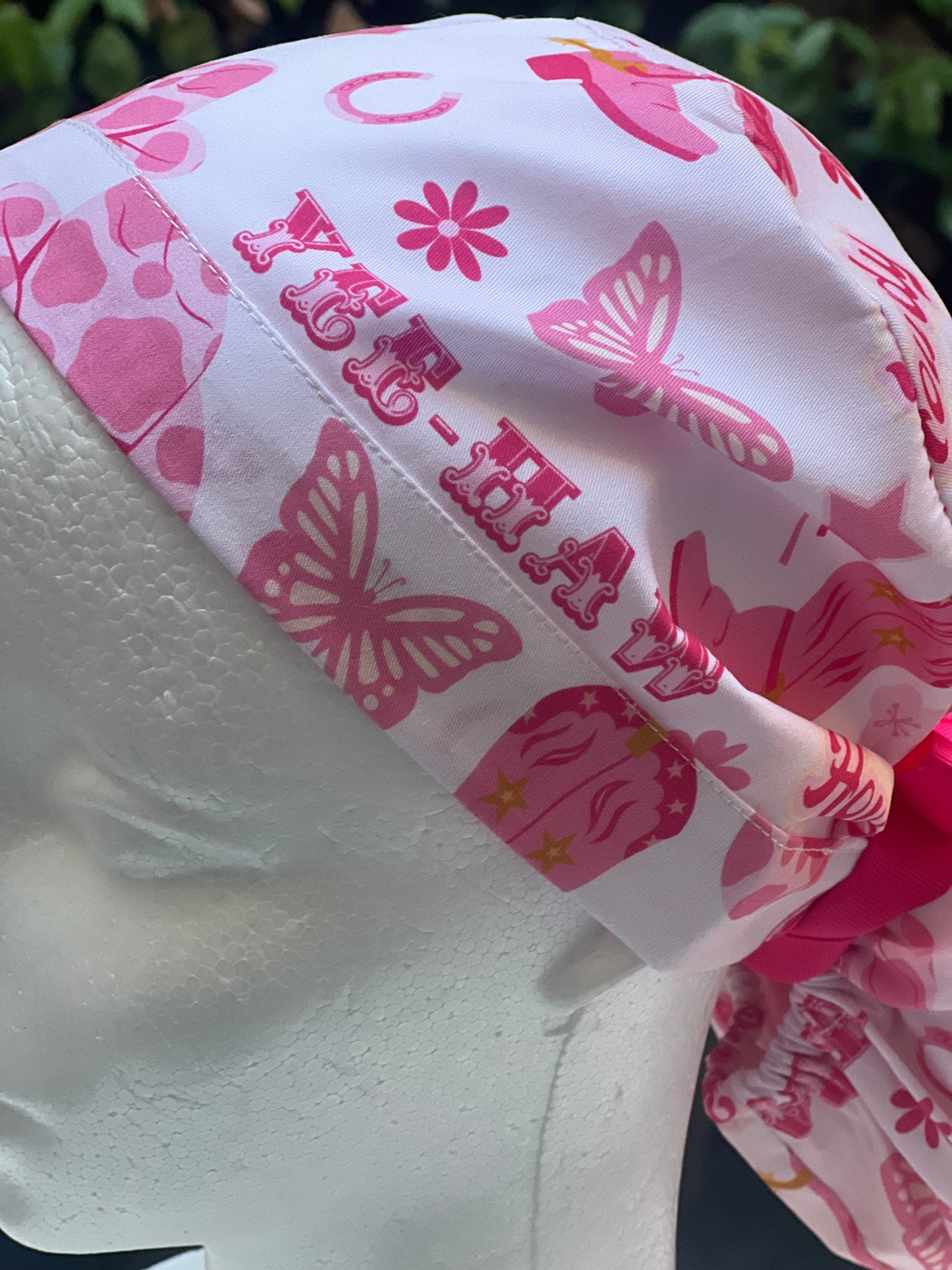 Raffy Ponytail Scrub Cap