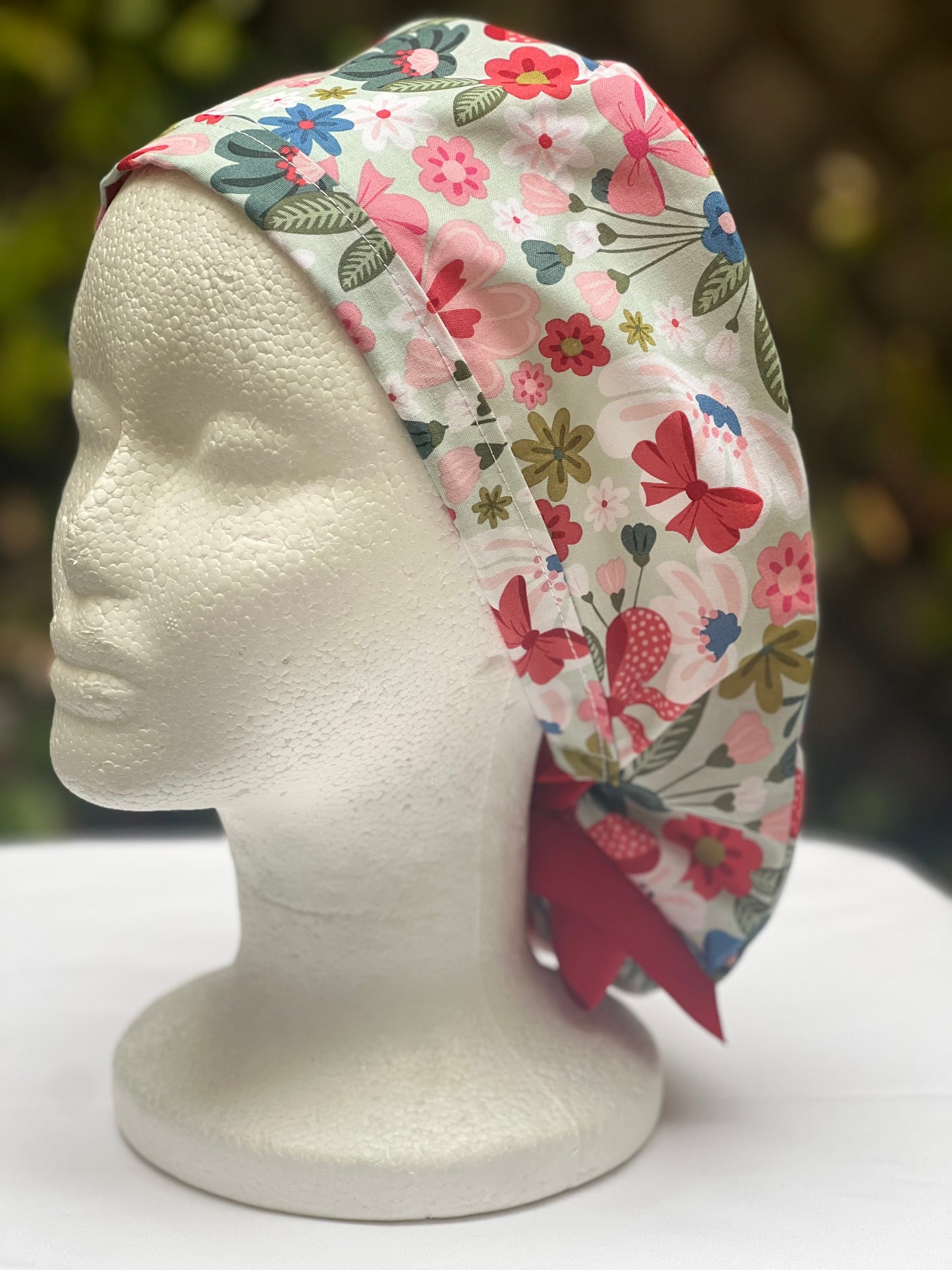 Abigail ponytail scrub cap