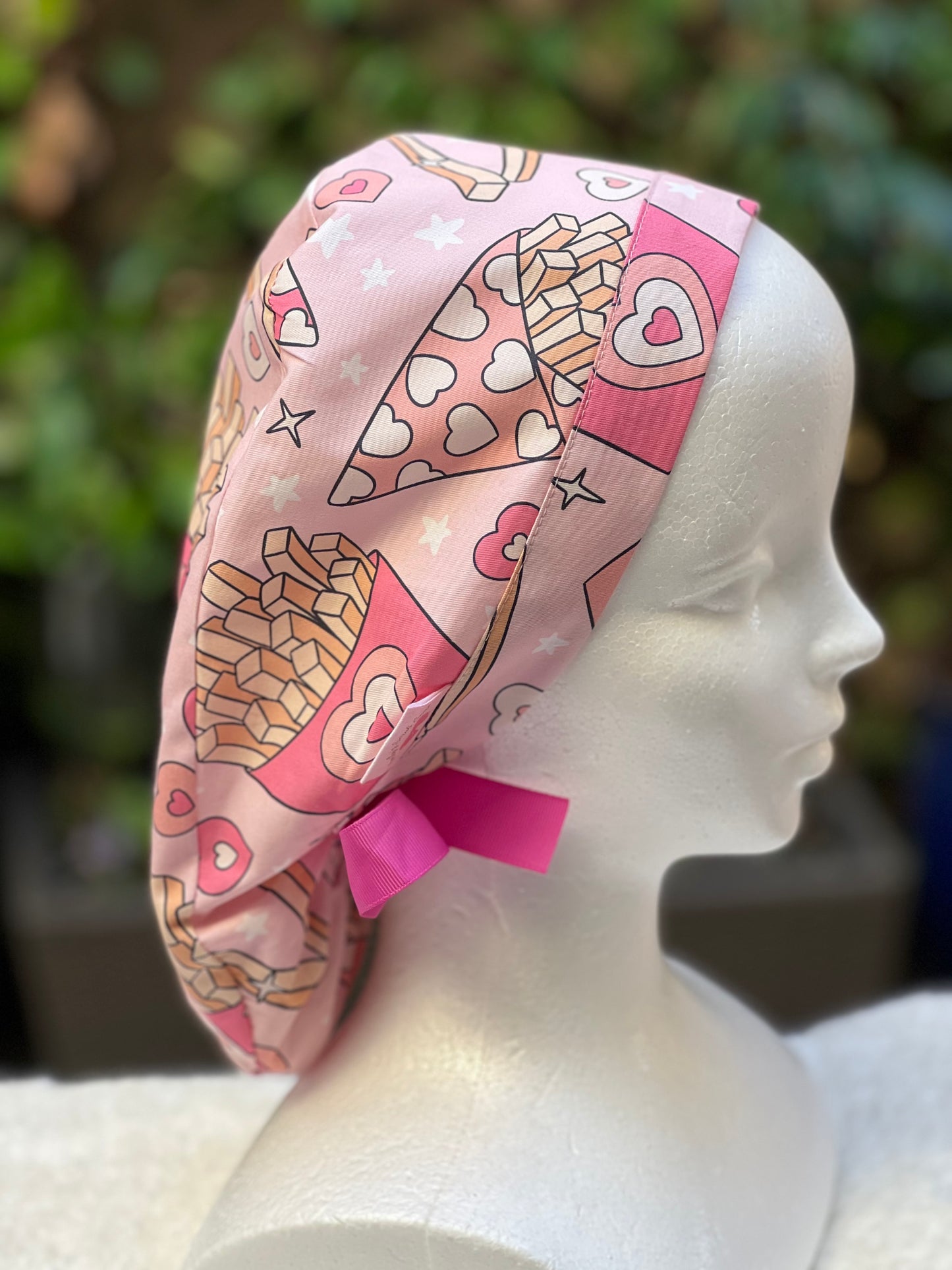 Fries before Guys Ponytail Scrub Cap