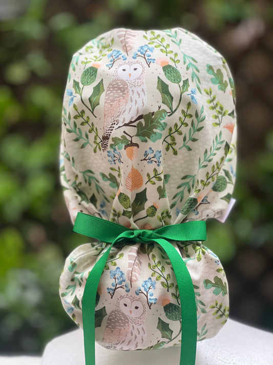 Shanon ponytail scrub cap, mint mini