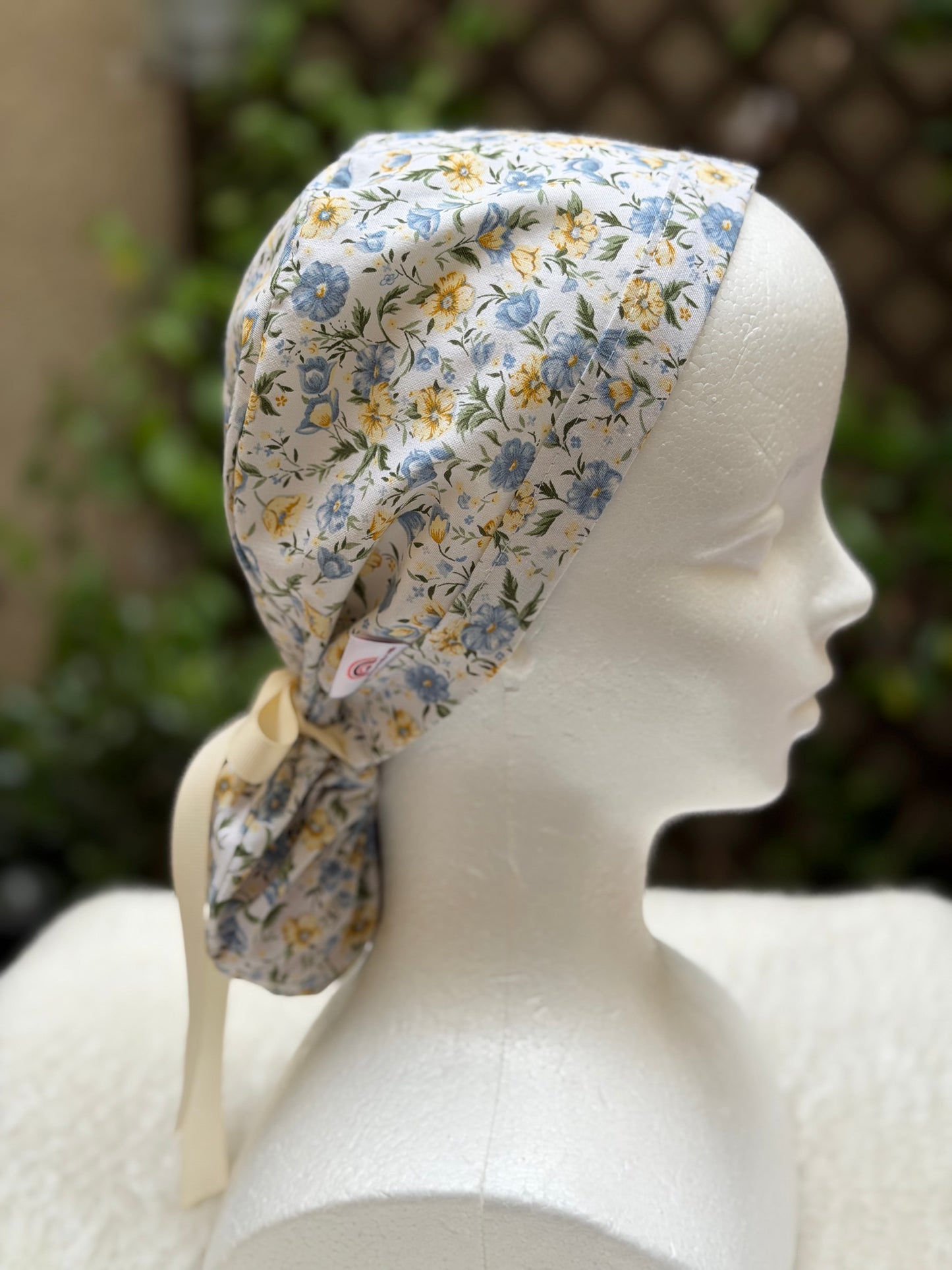 Spring 4 Ponytail Scrub Cap