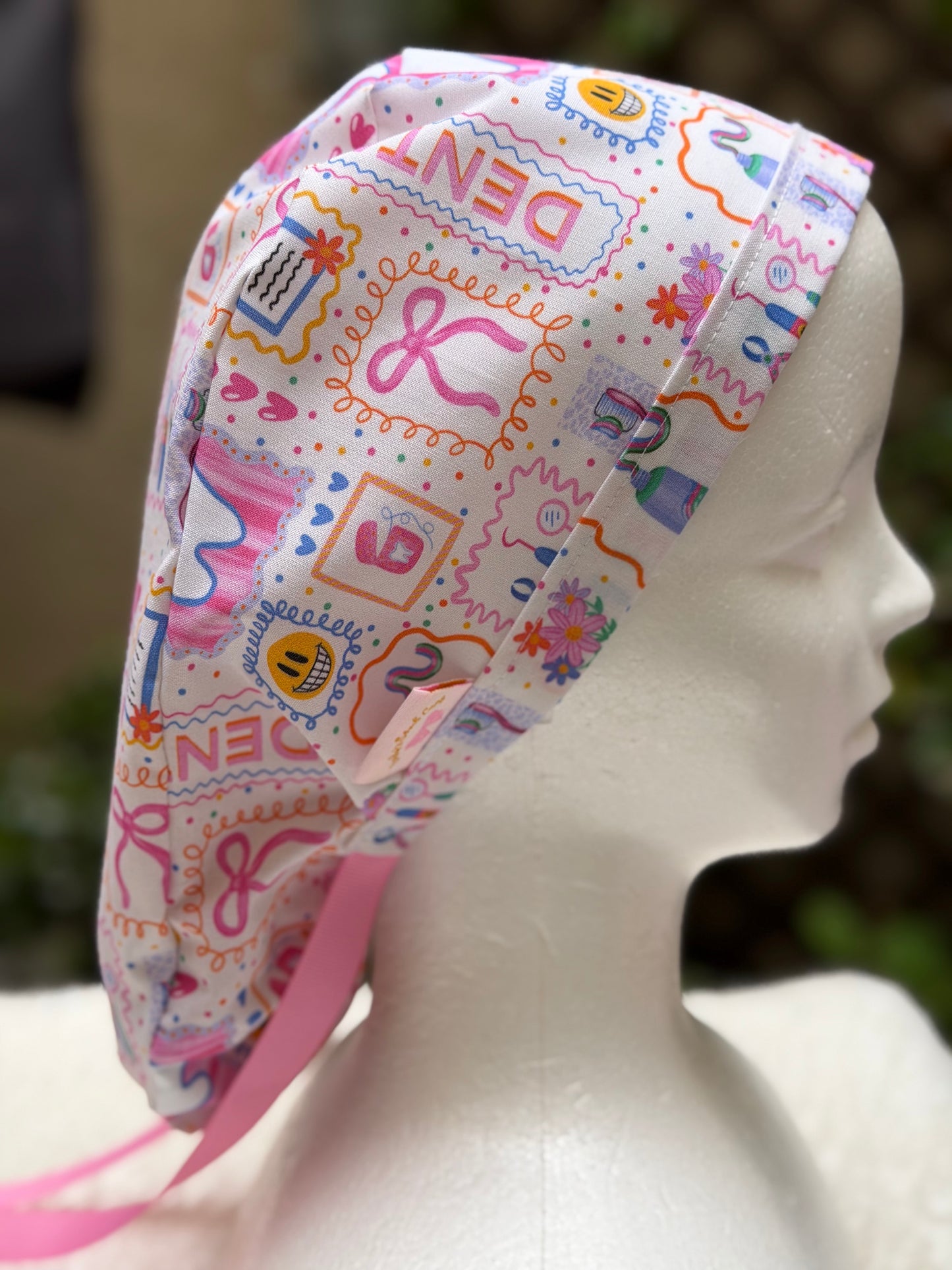Dental Ponytail Scrub Cap