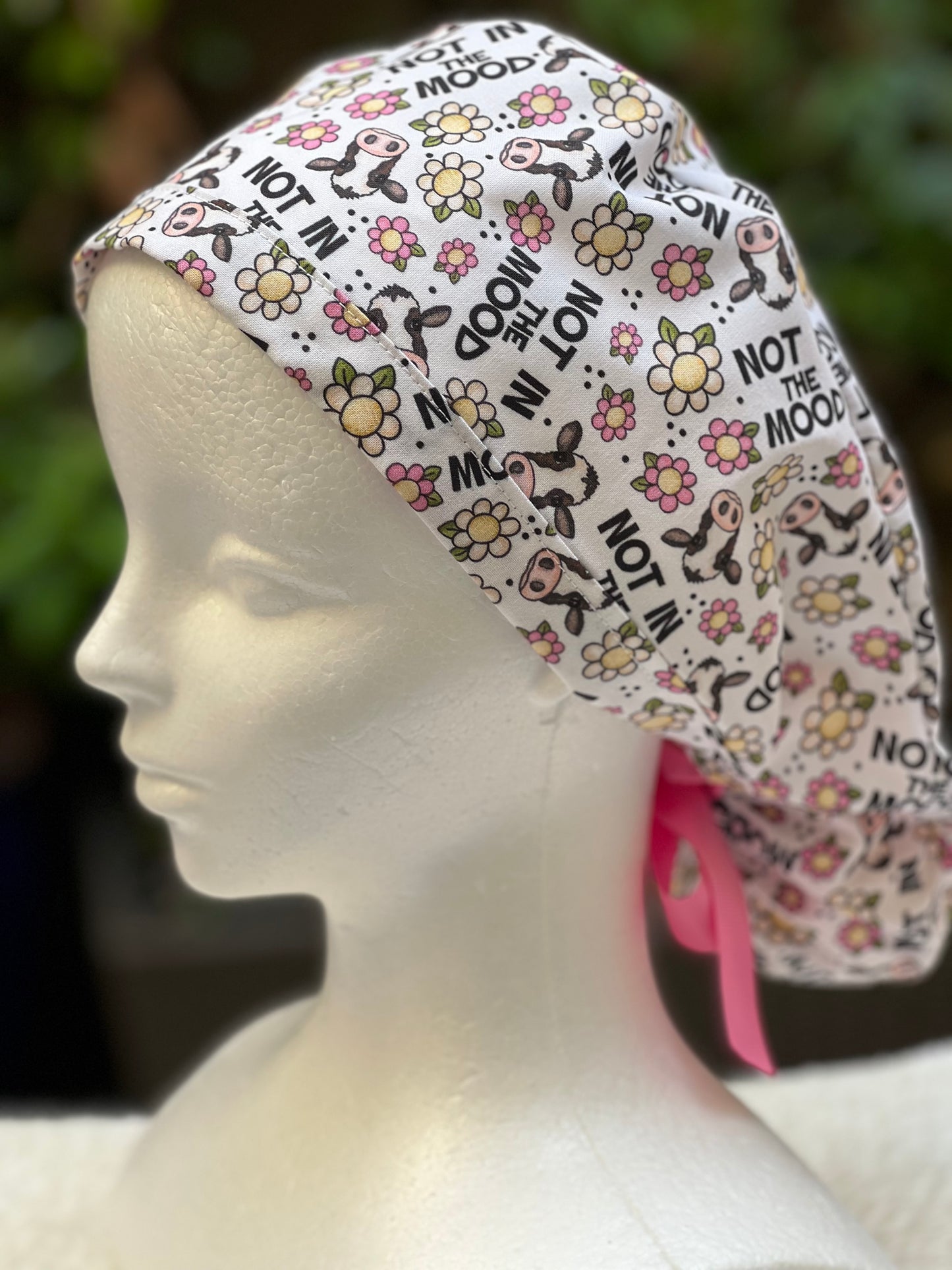 Not in the Mood Ponytail Scrub Cap