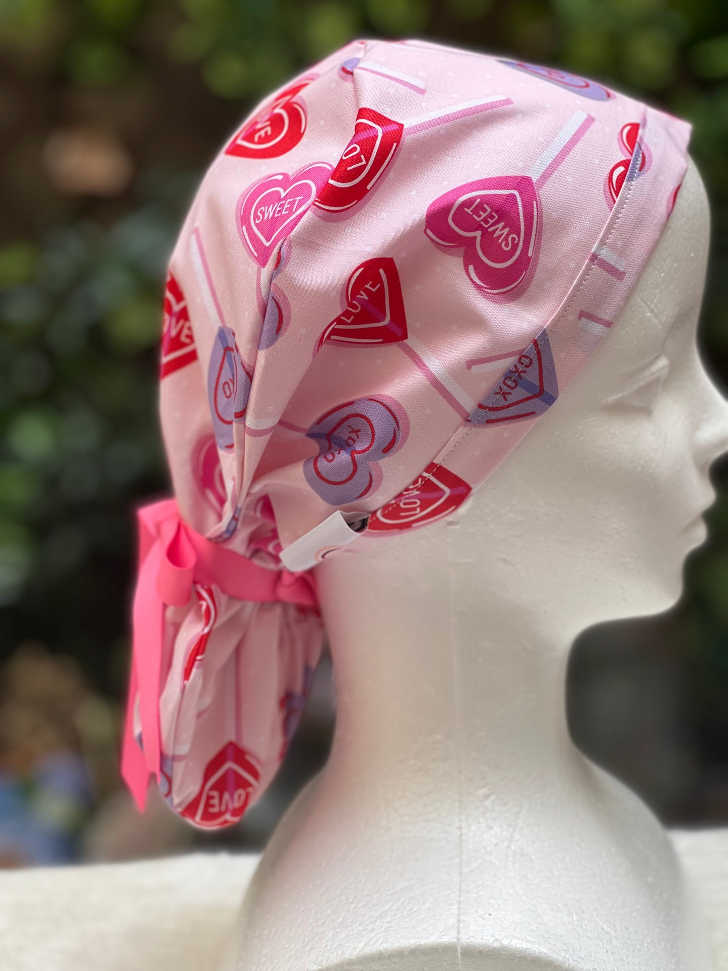 Peggy Ponytail Scrub Cap