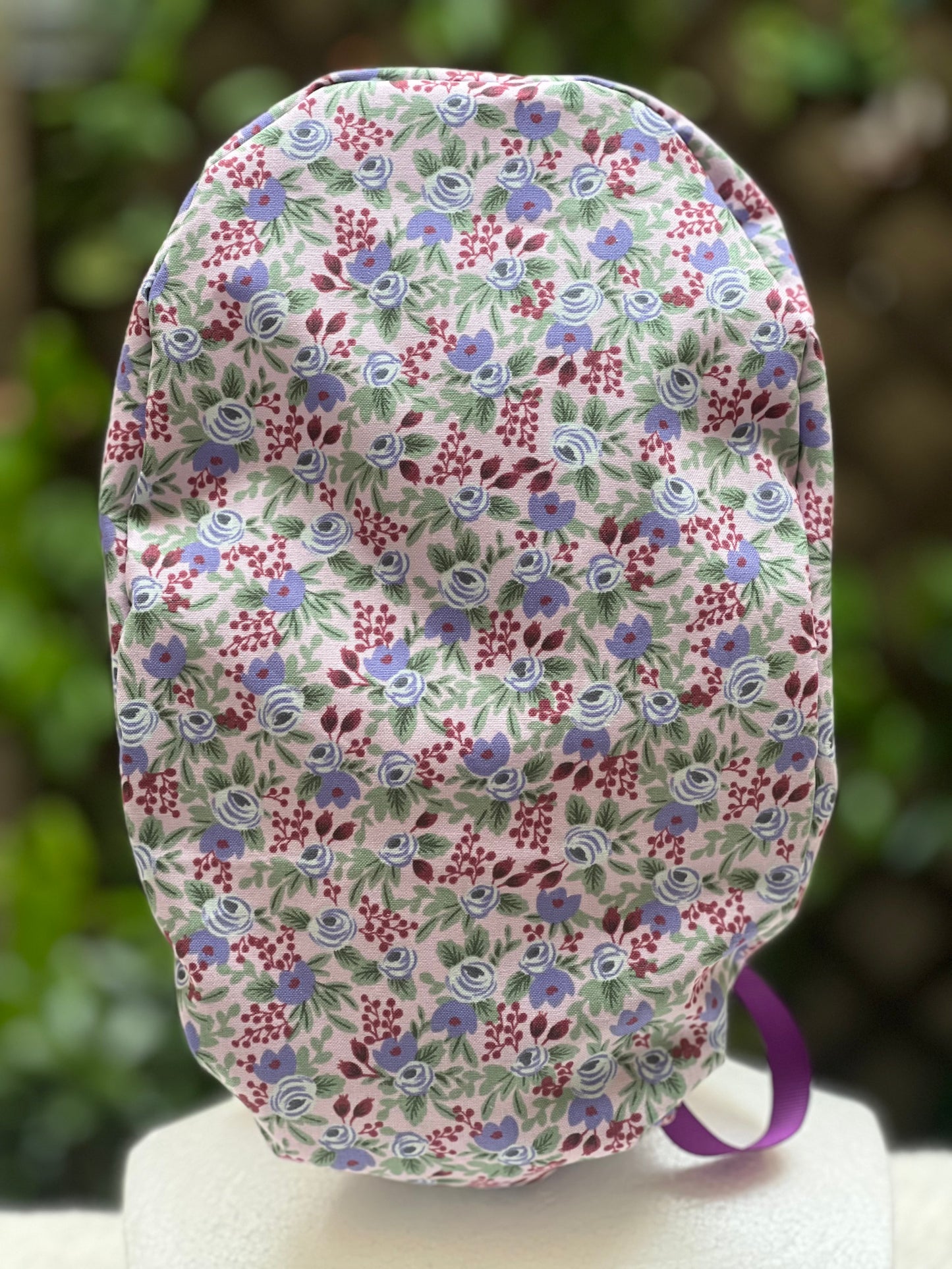 Leila ponytail scrub cap, lilac