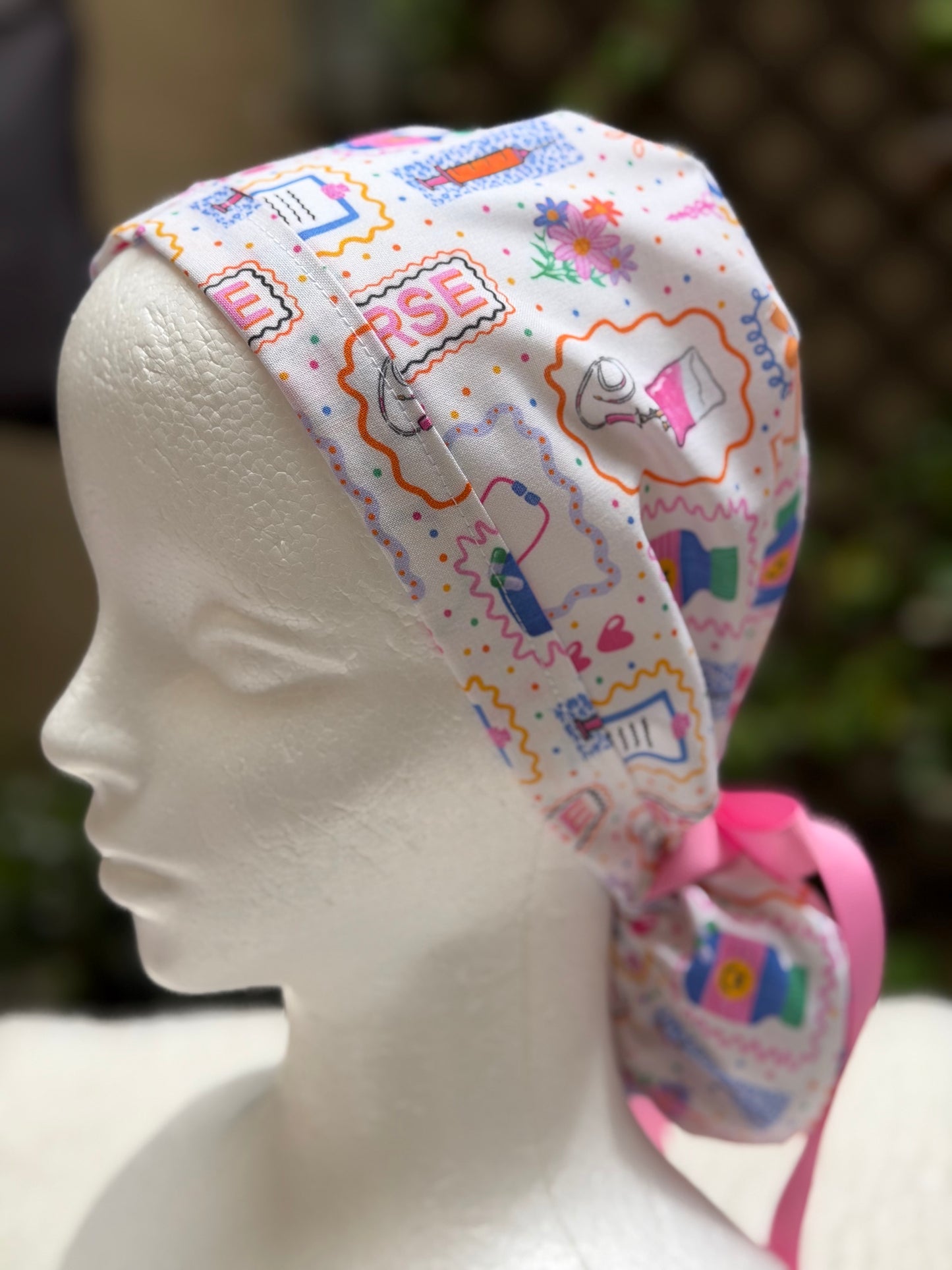 Nurse Ponytail Scrub Cap (Copy)