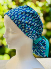 Load image into Gallery viewer, Seahorse Ponytail Scrub Cap
