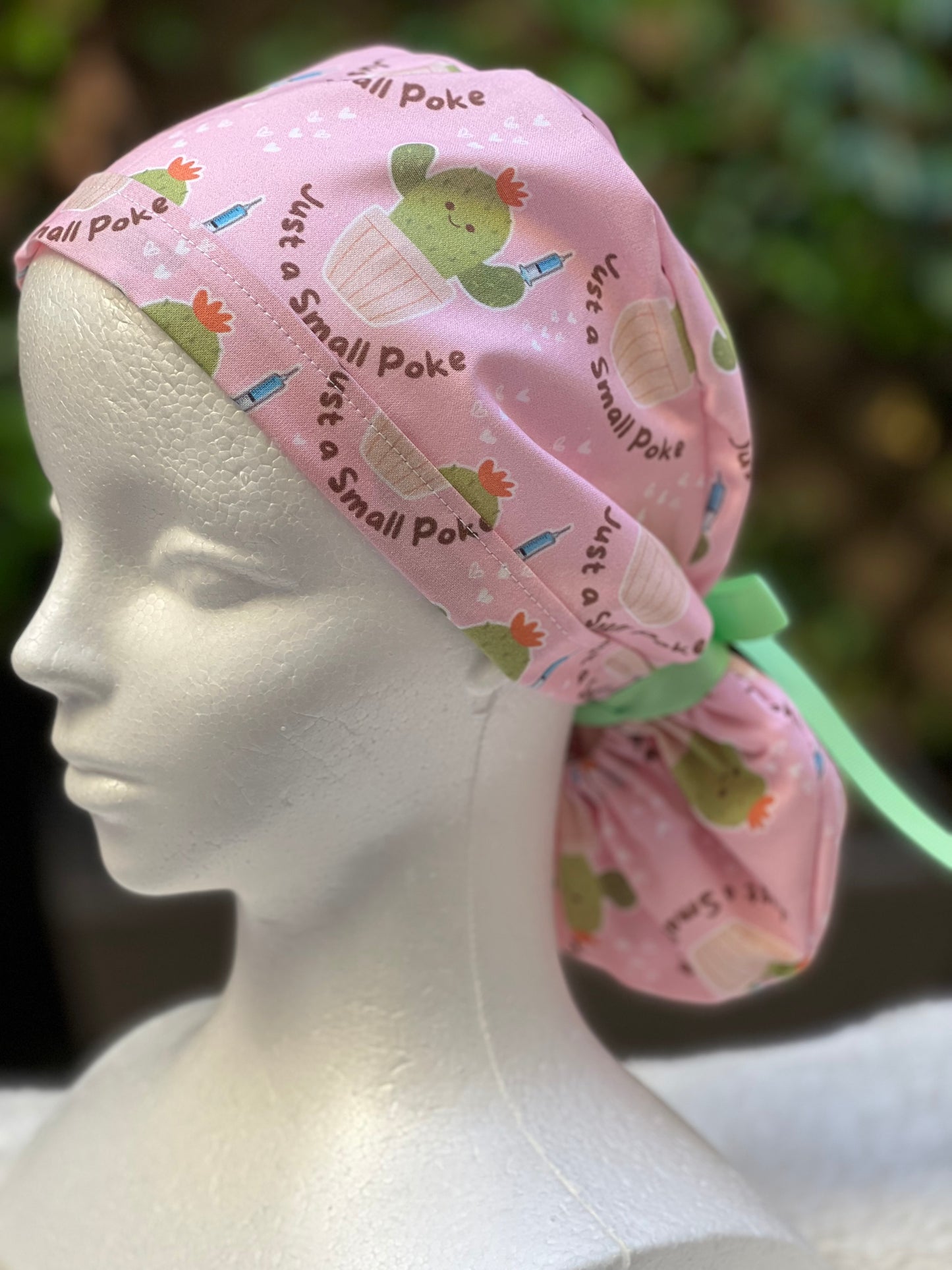 Cecille Ponytail Scrub Cap