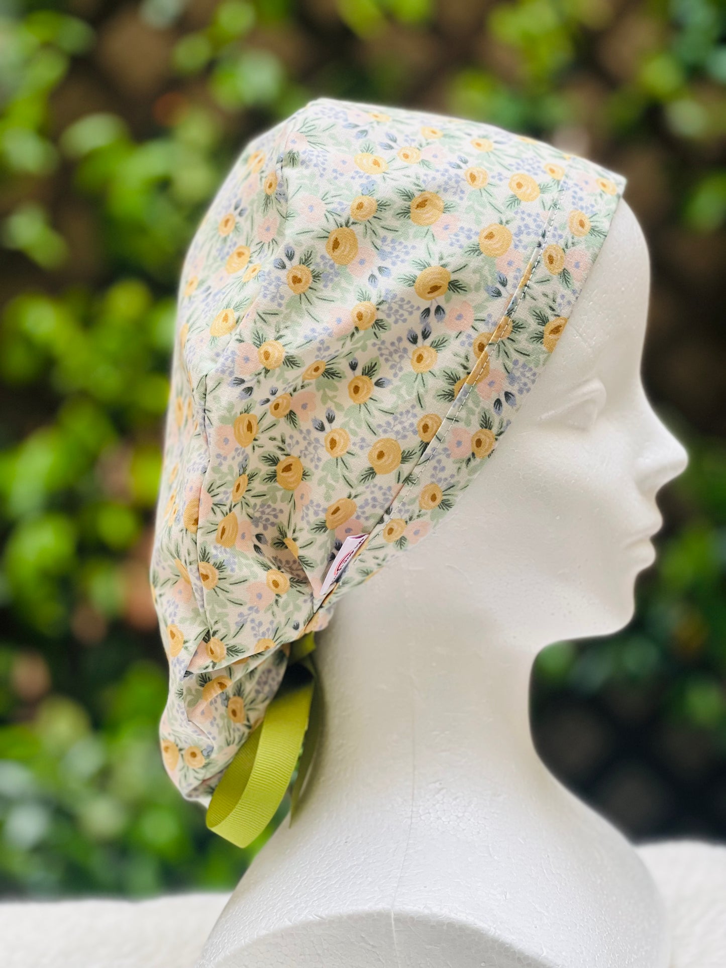 Kelsi ponytail scrub cap, mint mini