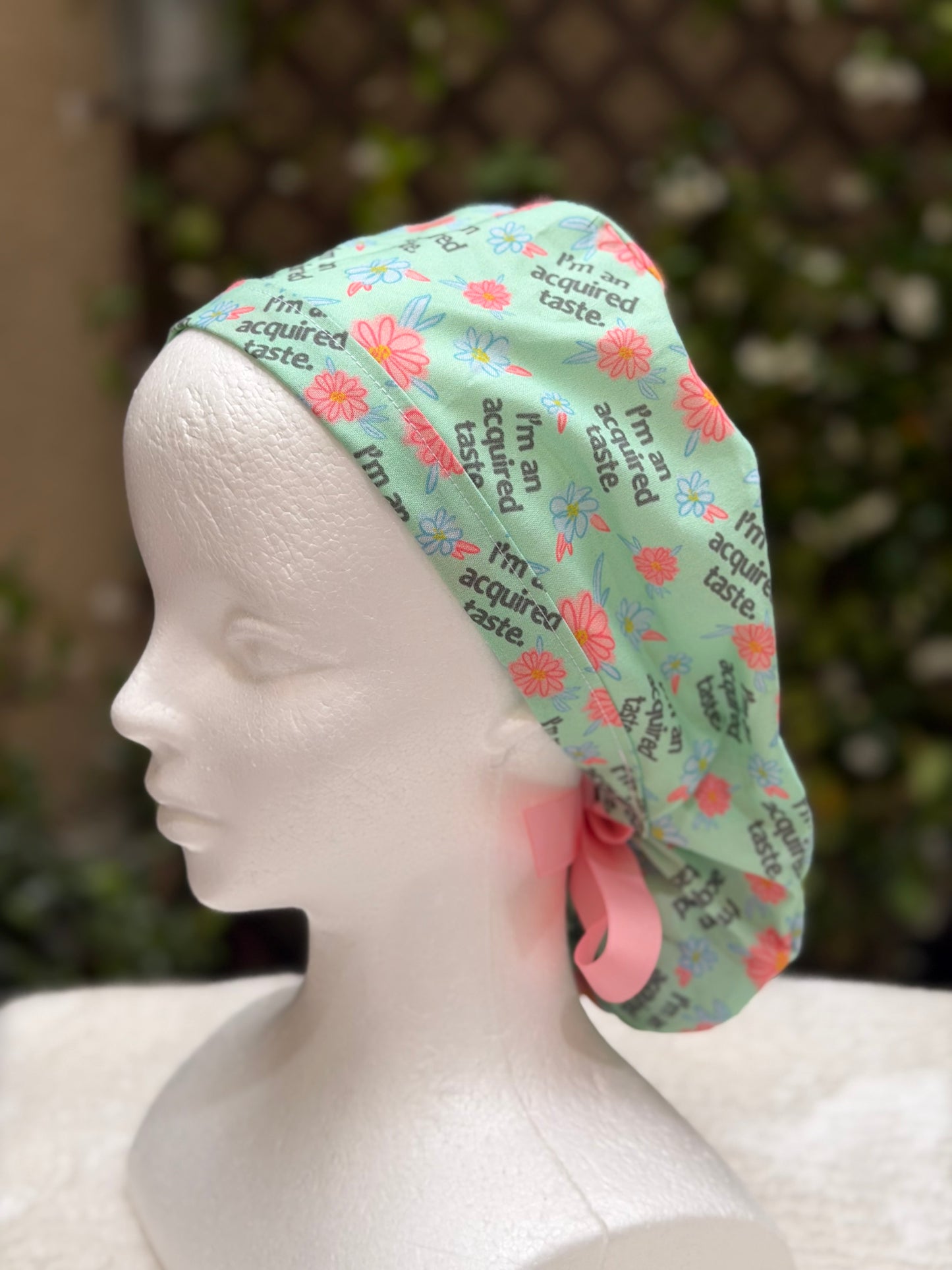 Acquired Taste Ponytail Scrub Cap