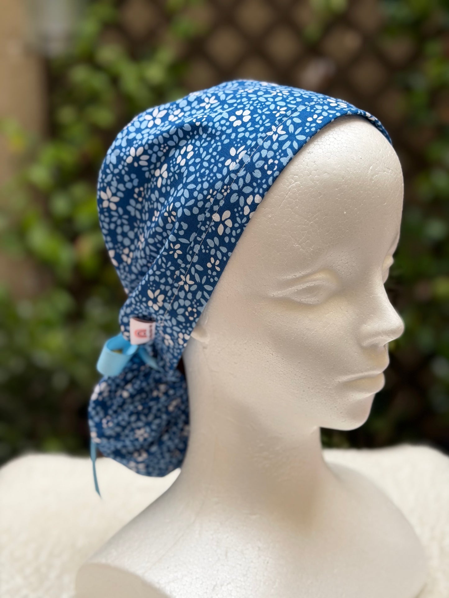 Spring 3 Ponytail Scrub Cap