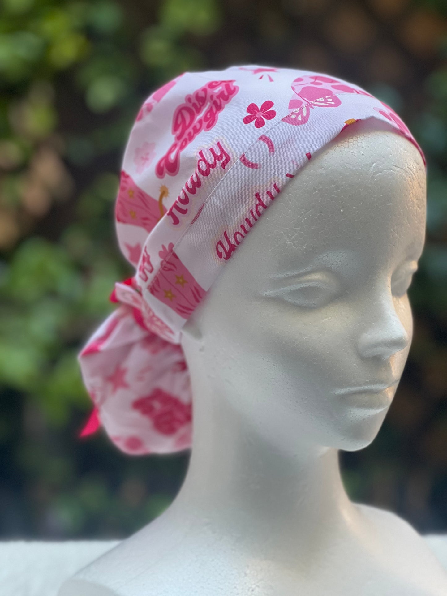 Raffy Ponytail Scrub Cap