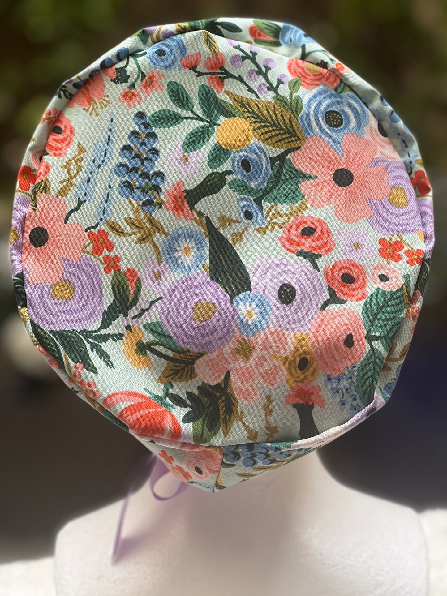 Lilac Euro Style Scrub Cap