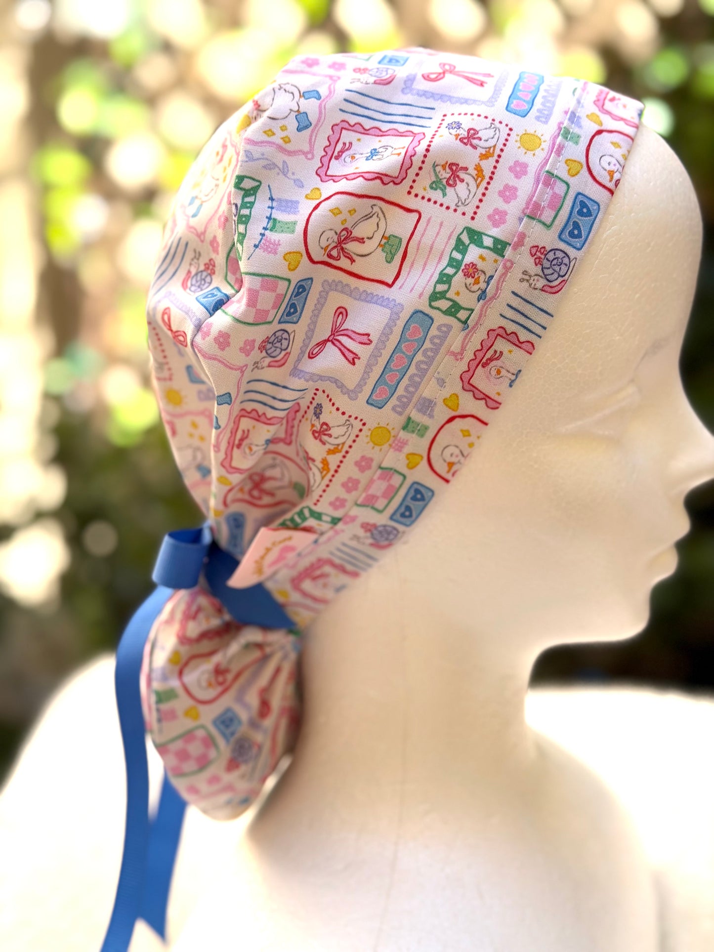 Silly goose Ponytail Scrub Cap