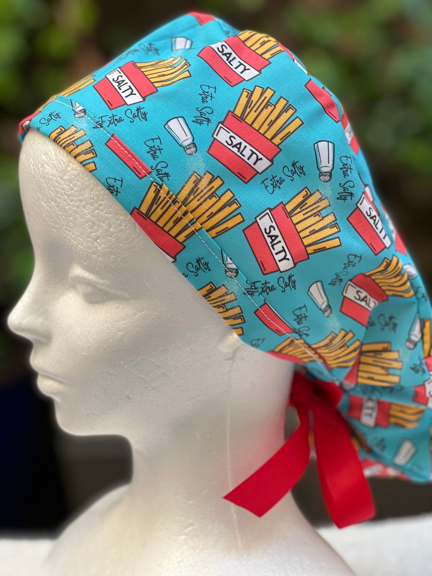 Salty Ponytail Scrub Cap