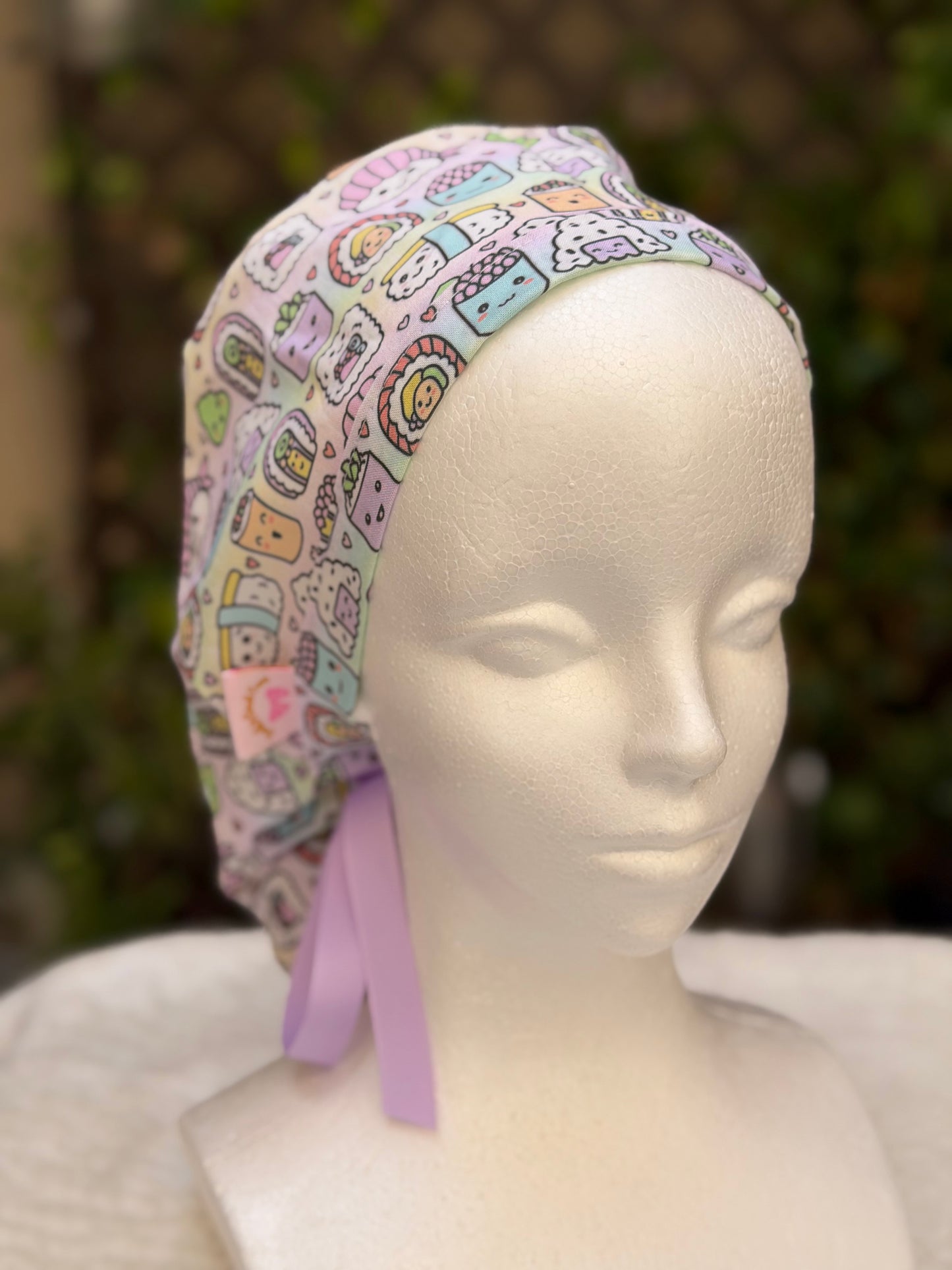 Kawaii Sushi Scrub Cap