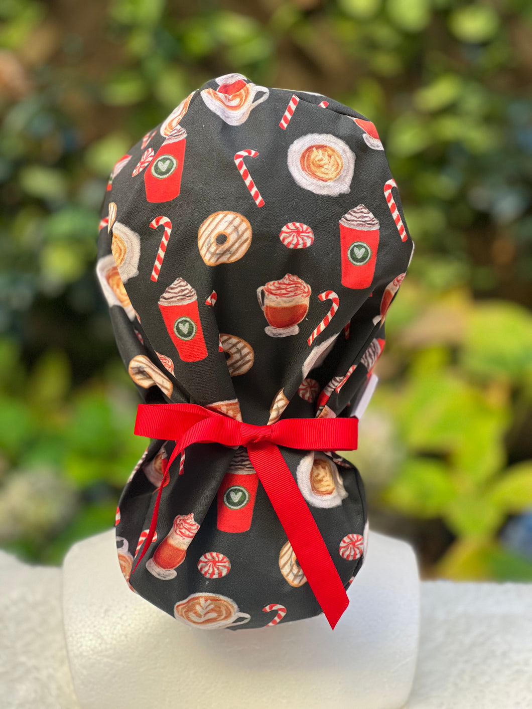 Christmas scrub cap