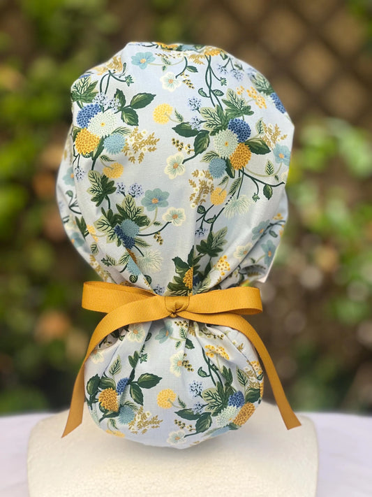 Marjorie ponytail scrub cap