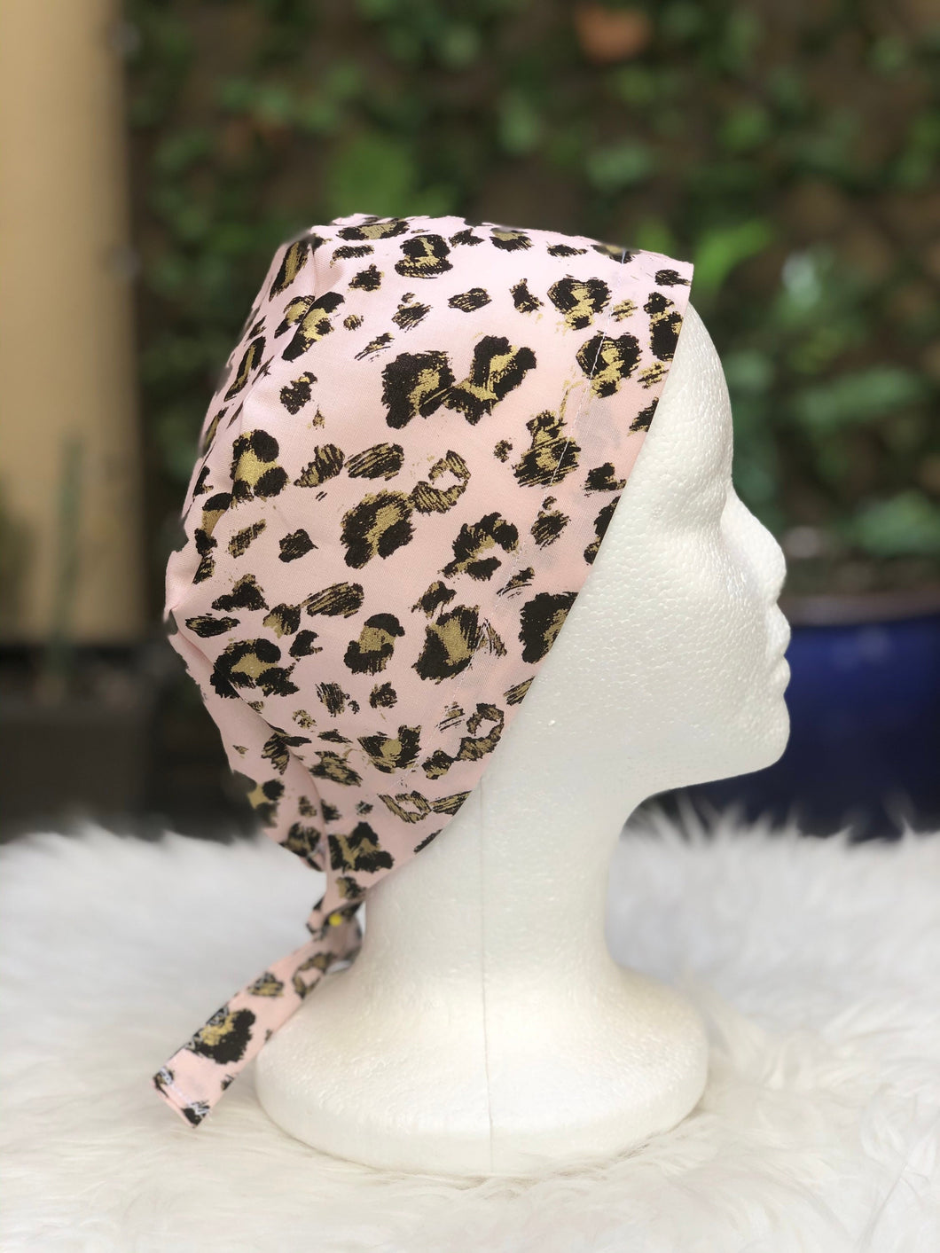 Pink Leopard - Skull Cap