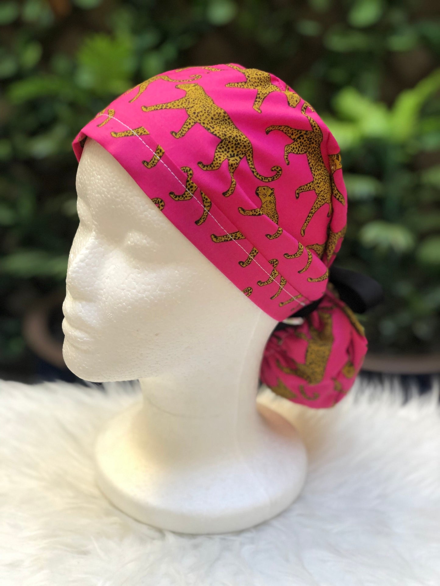 Cheetah's Procession - Ponytail Cap