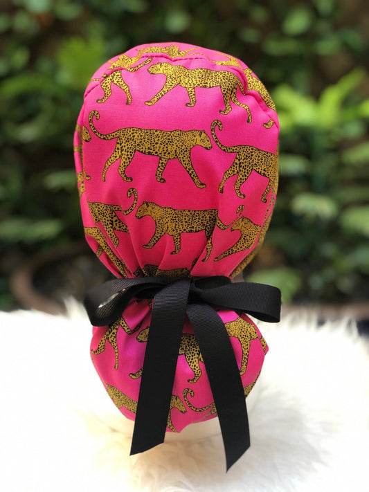 Cheetah's Procession - Ponytail Cap