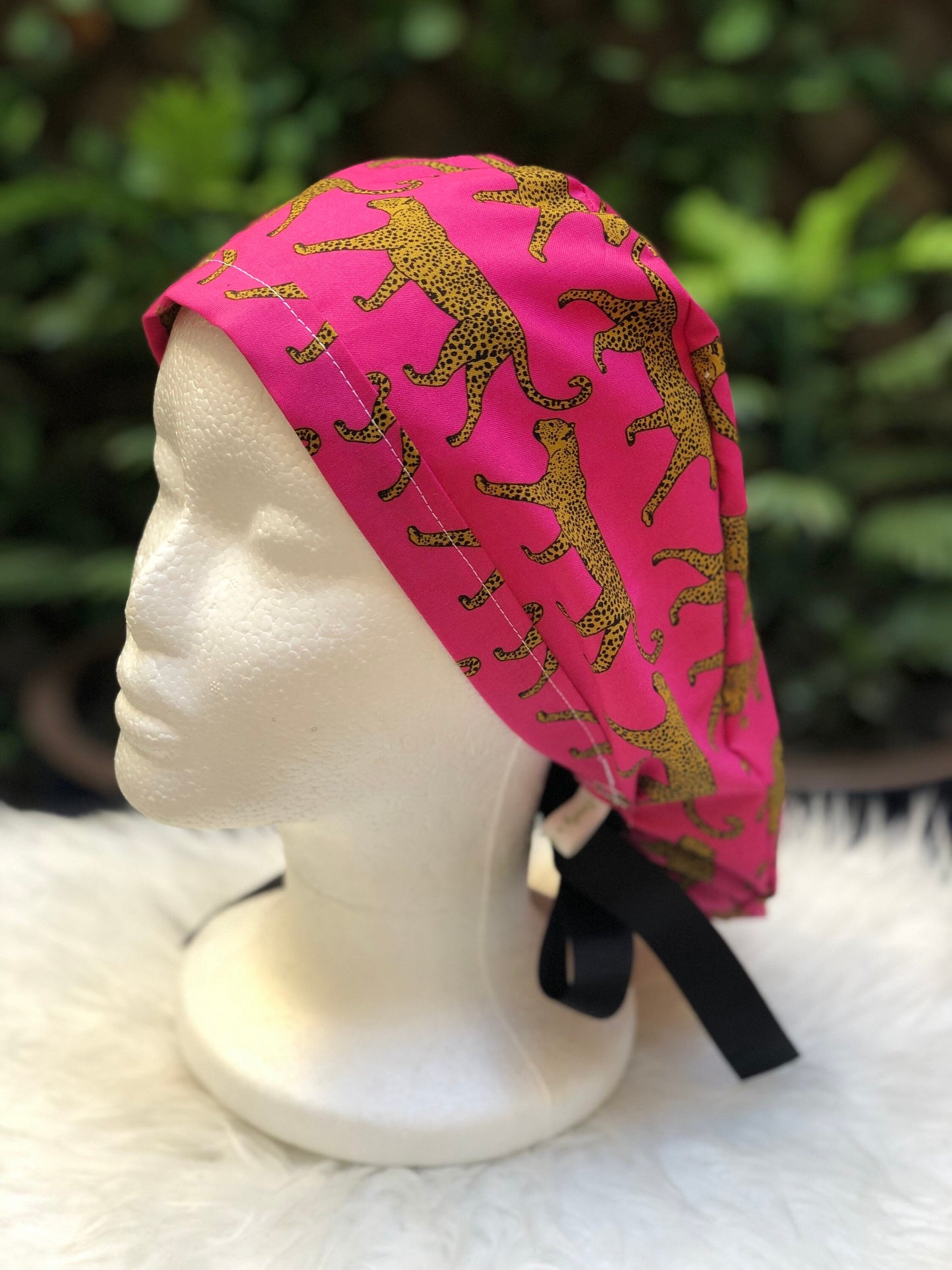 Cheetah's Procession - Ponytail Cap