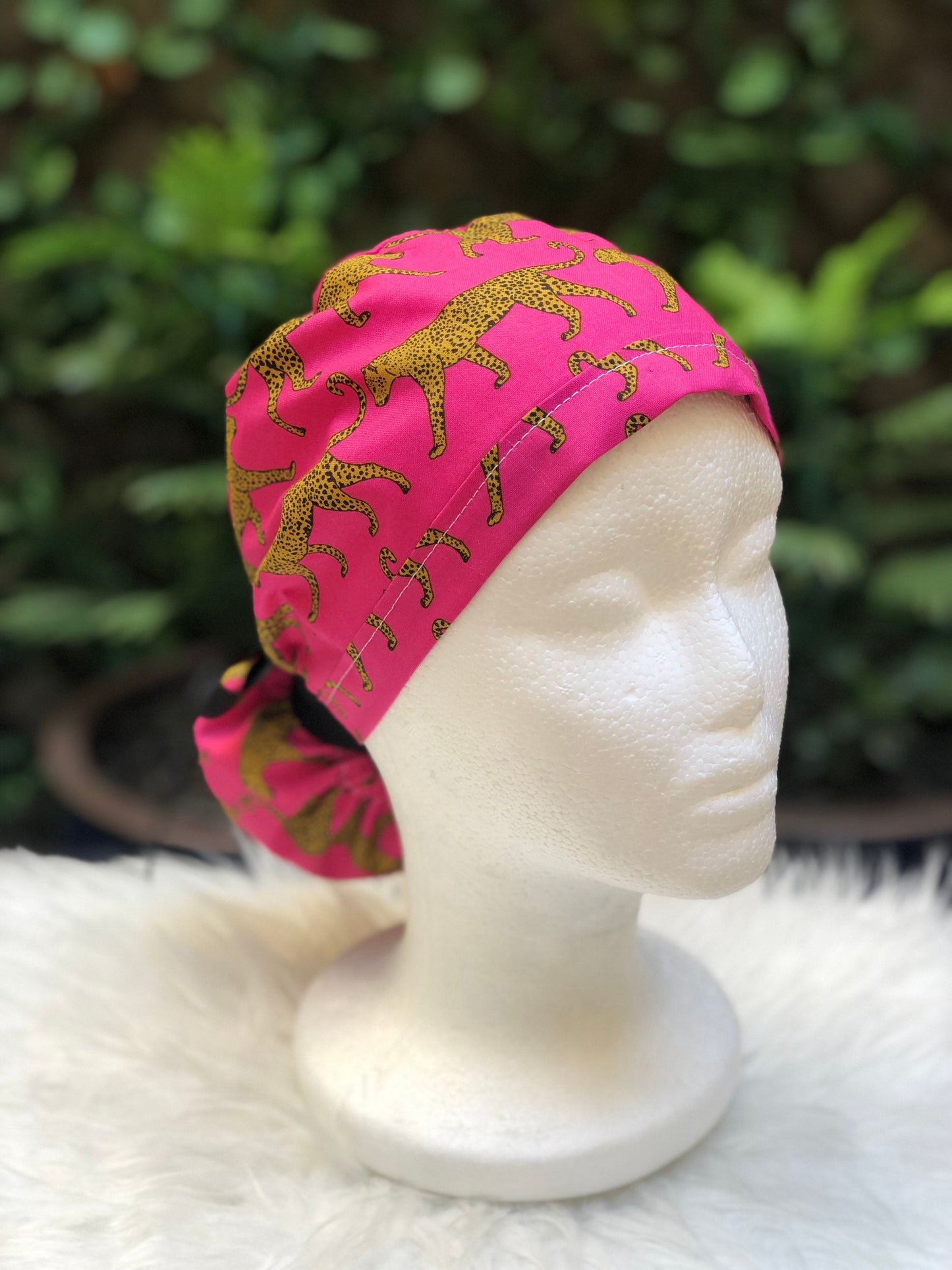 Cheetah's Procession - Ponytail Cap