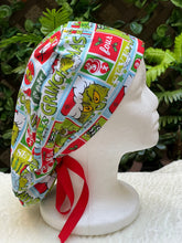 Load image into Gallery viewer, The Grinch - Winter Holiday Ponytail Cap
