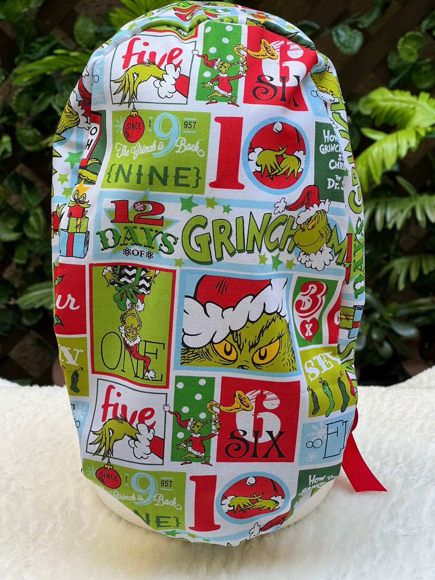 The Grinch - Winter Holiday Ponytail Cap