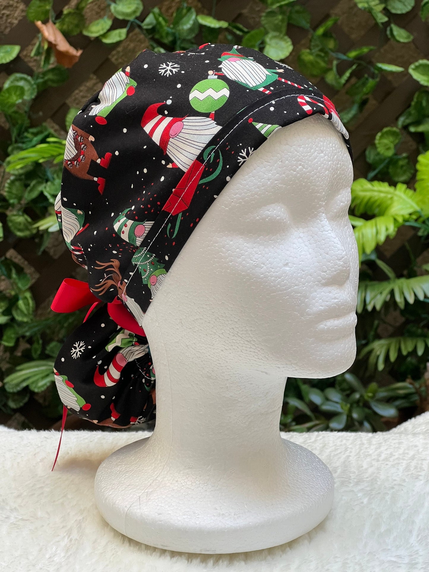 Elven Holiday - Winter Holiday Ponytail Cap