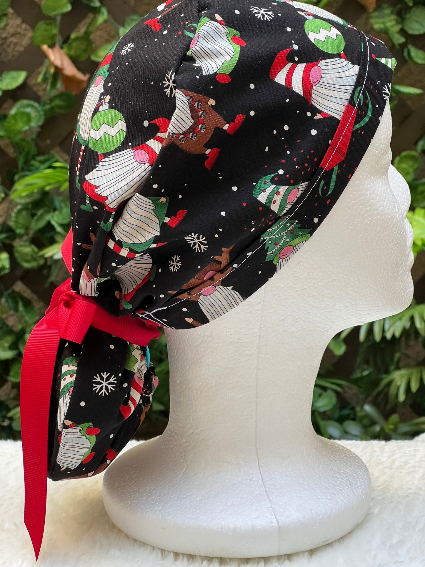 Elven Holiday - Winter Holiday Ponytail Cap
