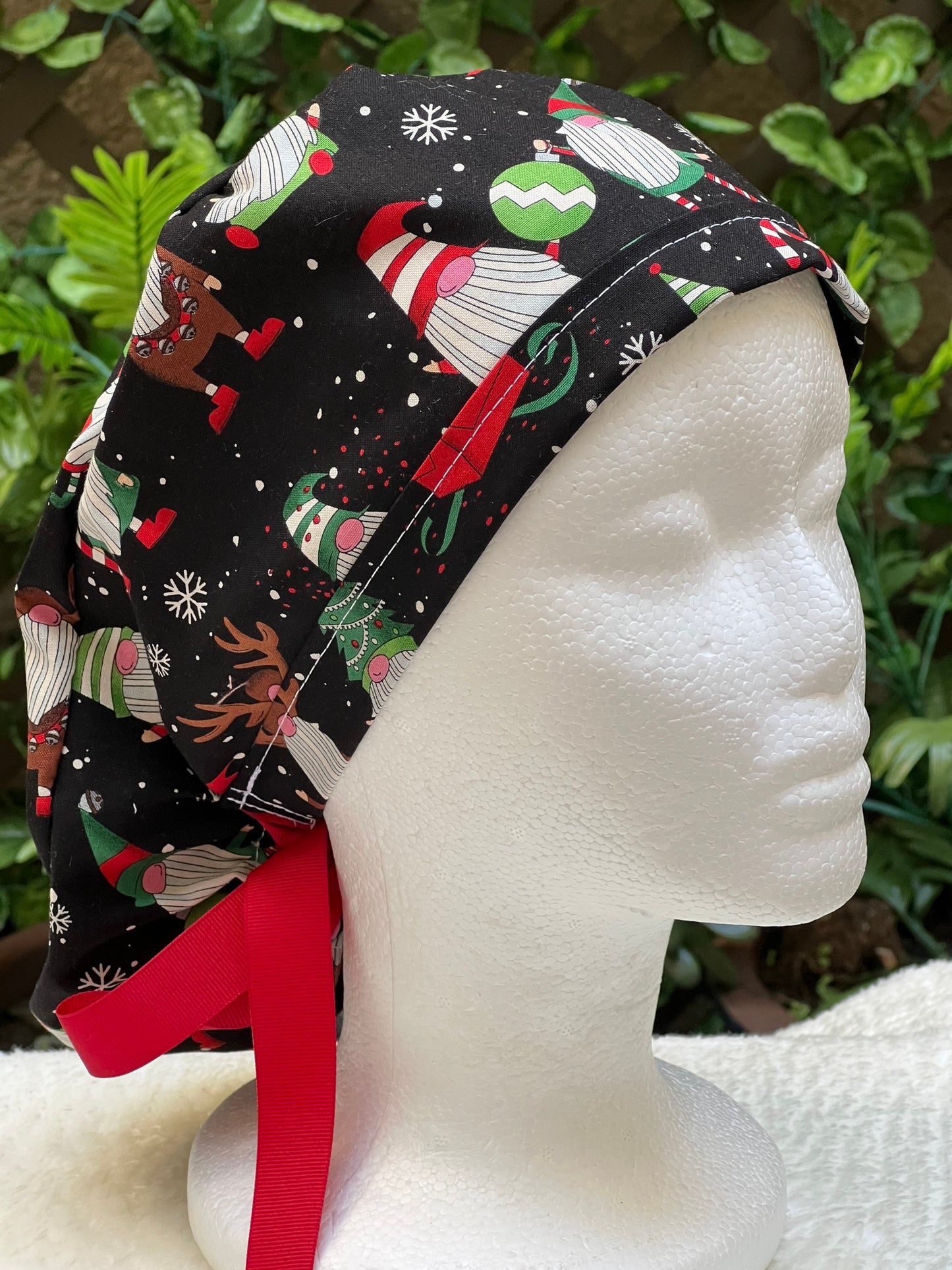 Elven Holiday - Winter Holiday Ponytail Cap