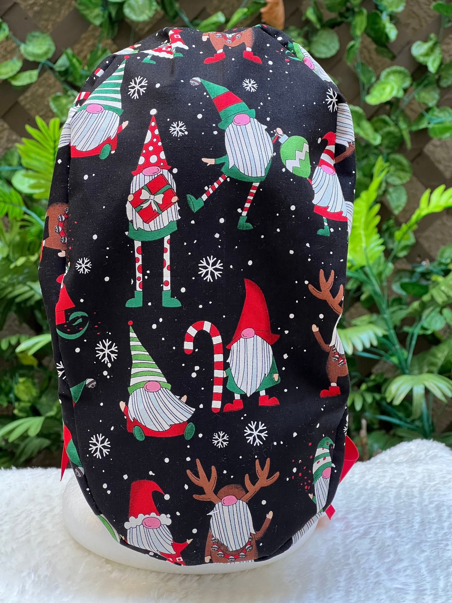 Elven Holiday - Winter Holiday Ponytail Cap