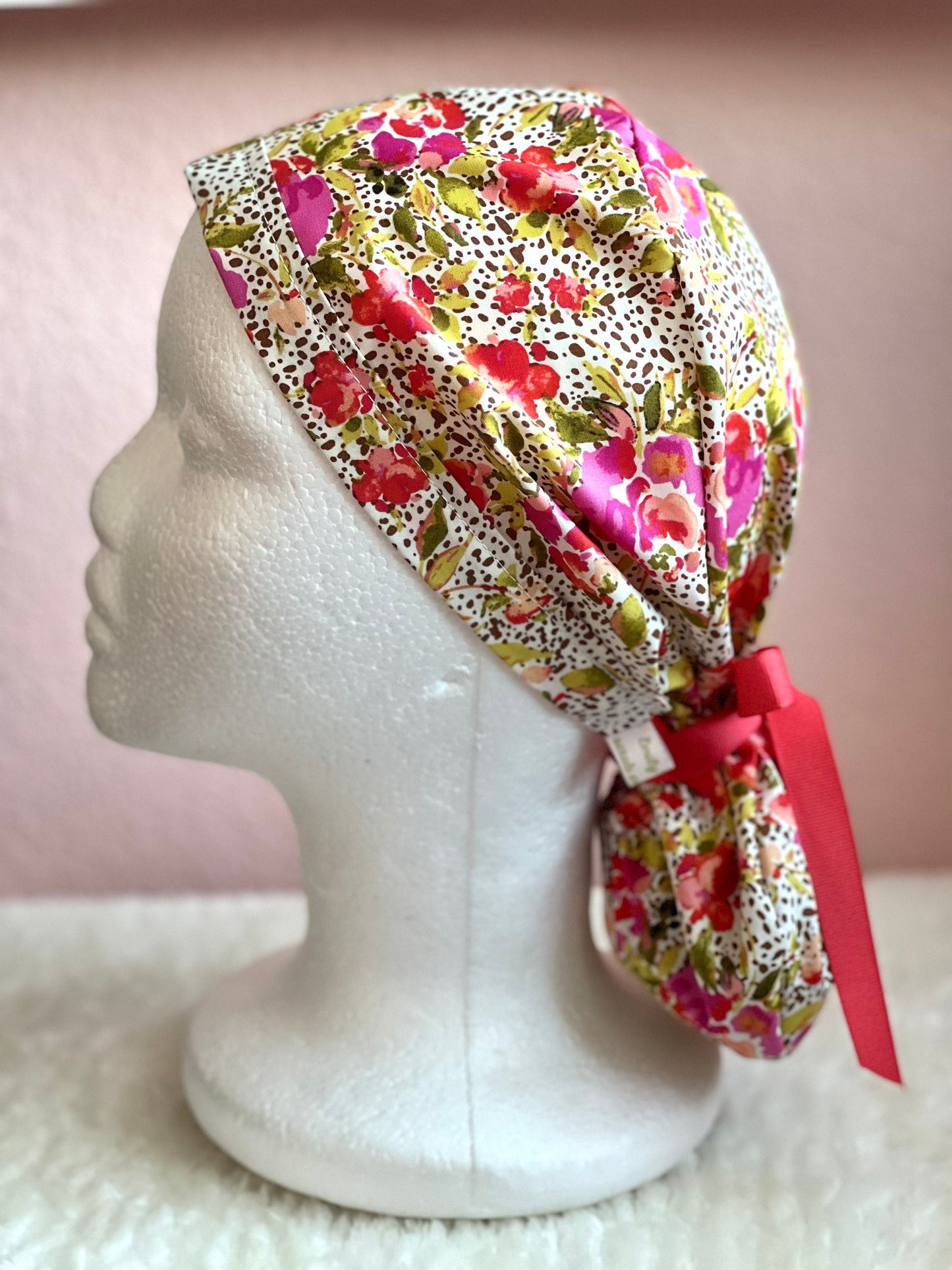 Crimson - Ponytail Cap