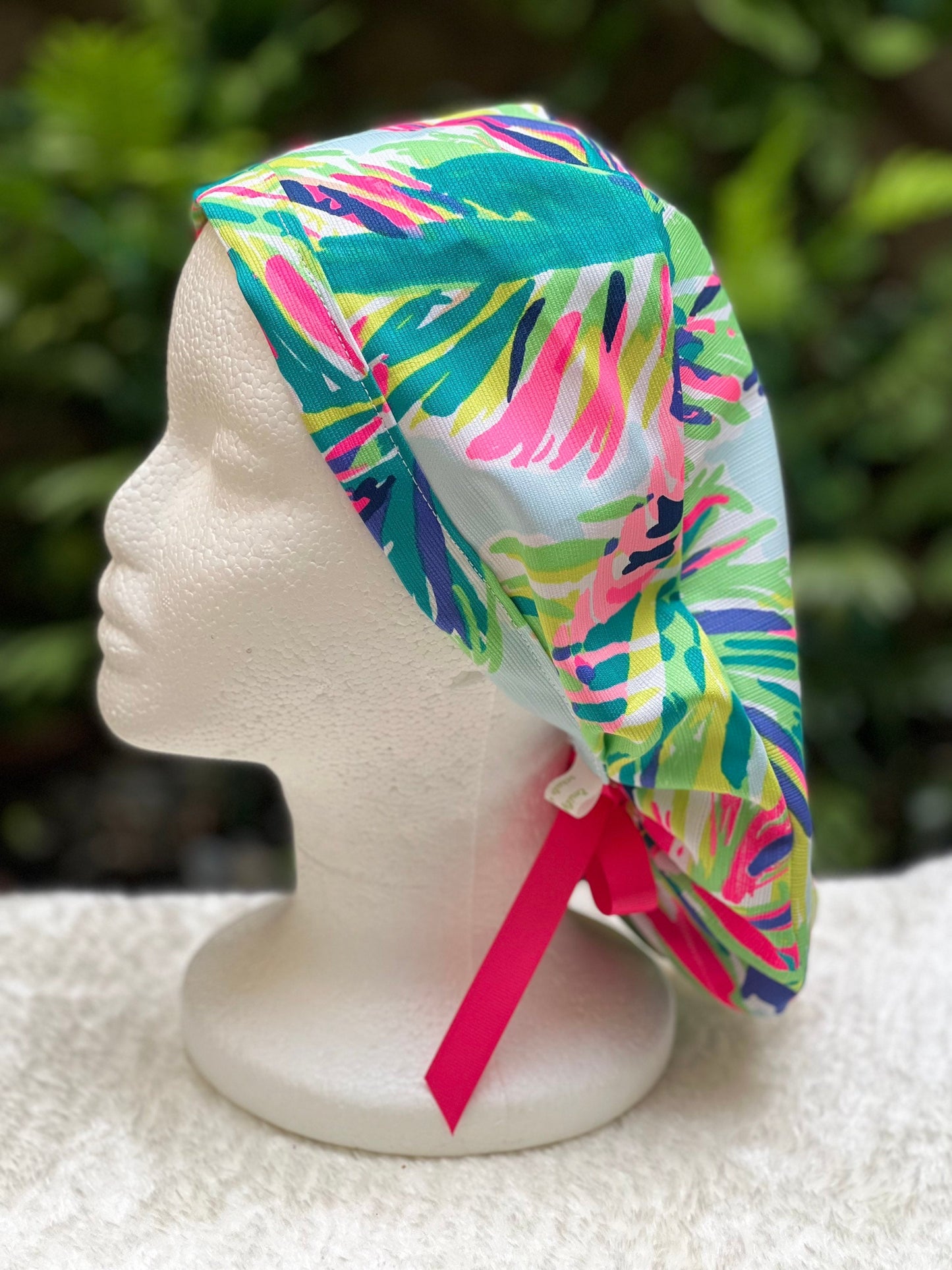 Palm Leaf Pop - Ponytail Cap