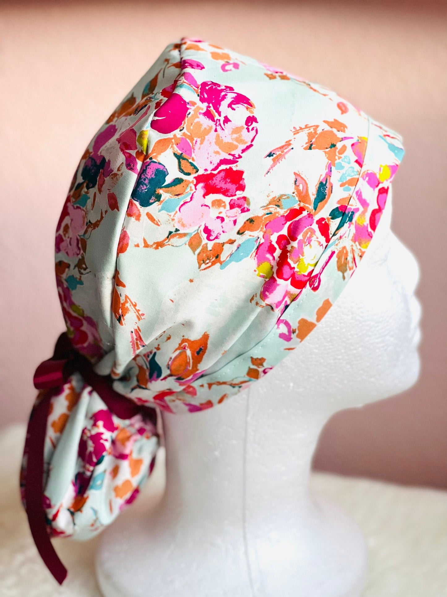 Watercolor Petal - Ponytail Cap