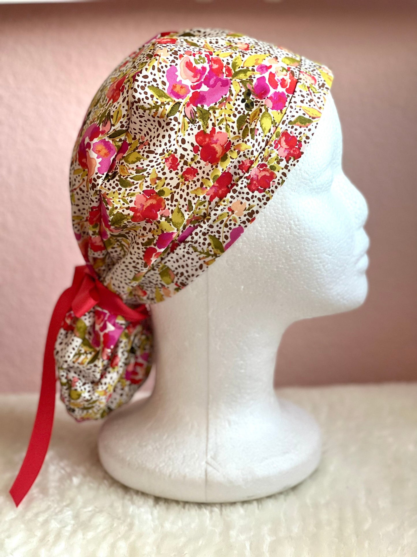 Crimson - Ponytail Cap