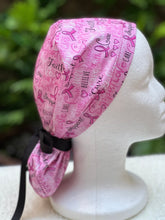 Load image into Gallery viewer, Breast Cancer Awareness (assorted) - Ponytail Cap
