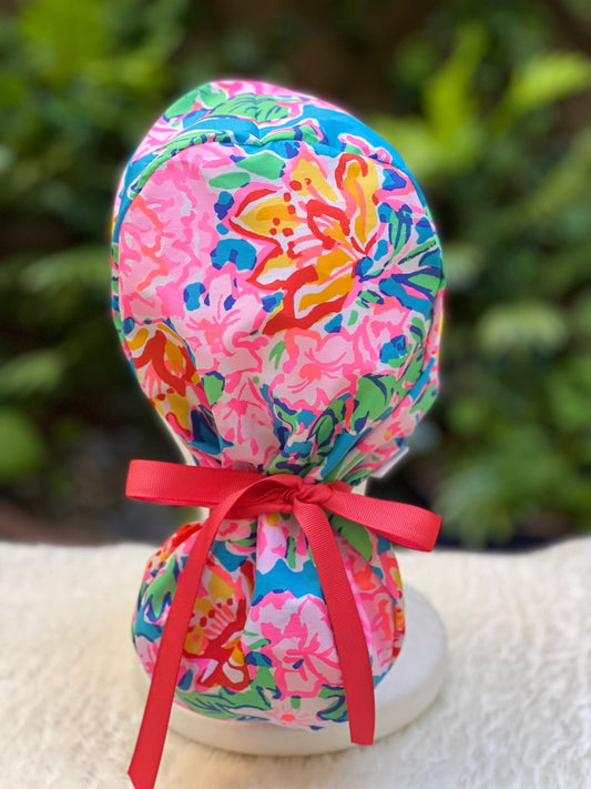 Mahogany Blossom - Ponytail Cap