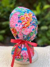 Load image into Gallery viewer, Mahogany Blossom - Ponytail Cap
