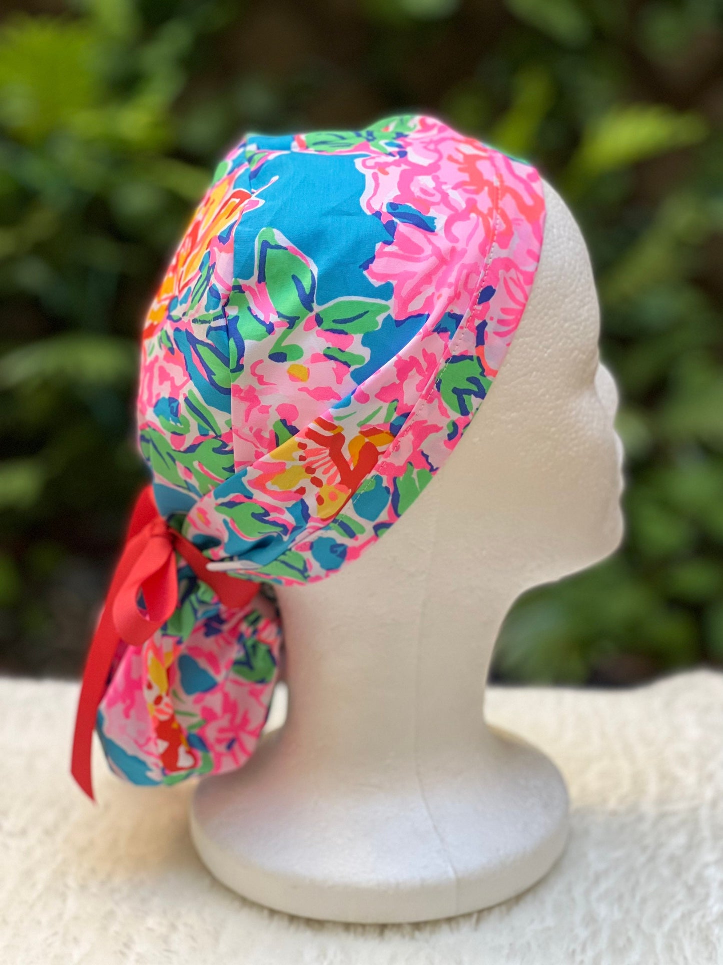 Mahogany Blossom - Ponytail Cap