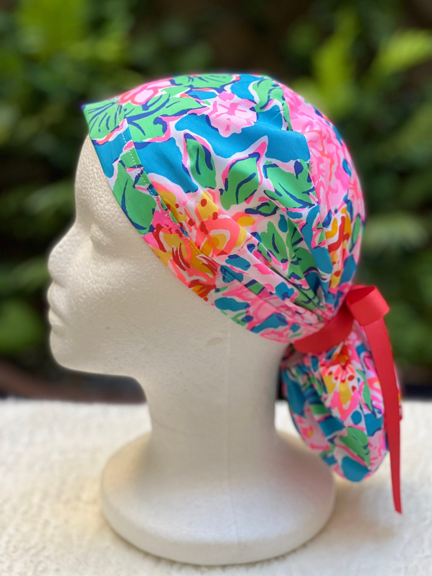 Mahogany Blossom - Ponytail Cap