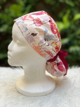 Load image into Gallery viewer, Floral Fuschia - Ponytail Cap
