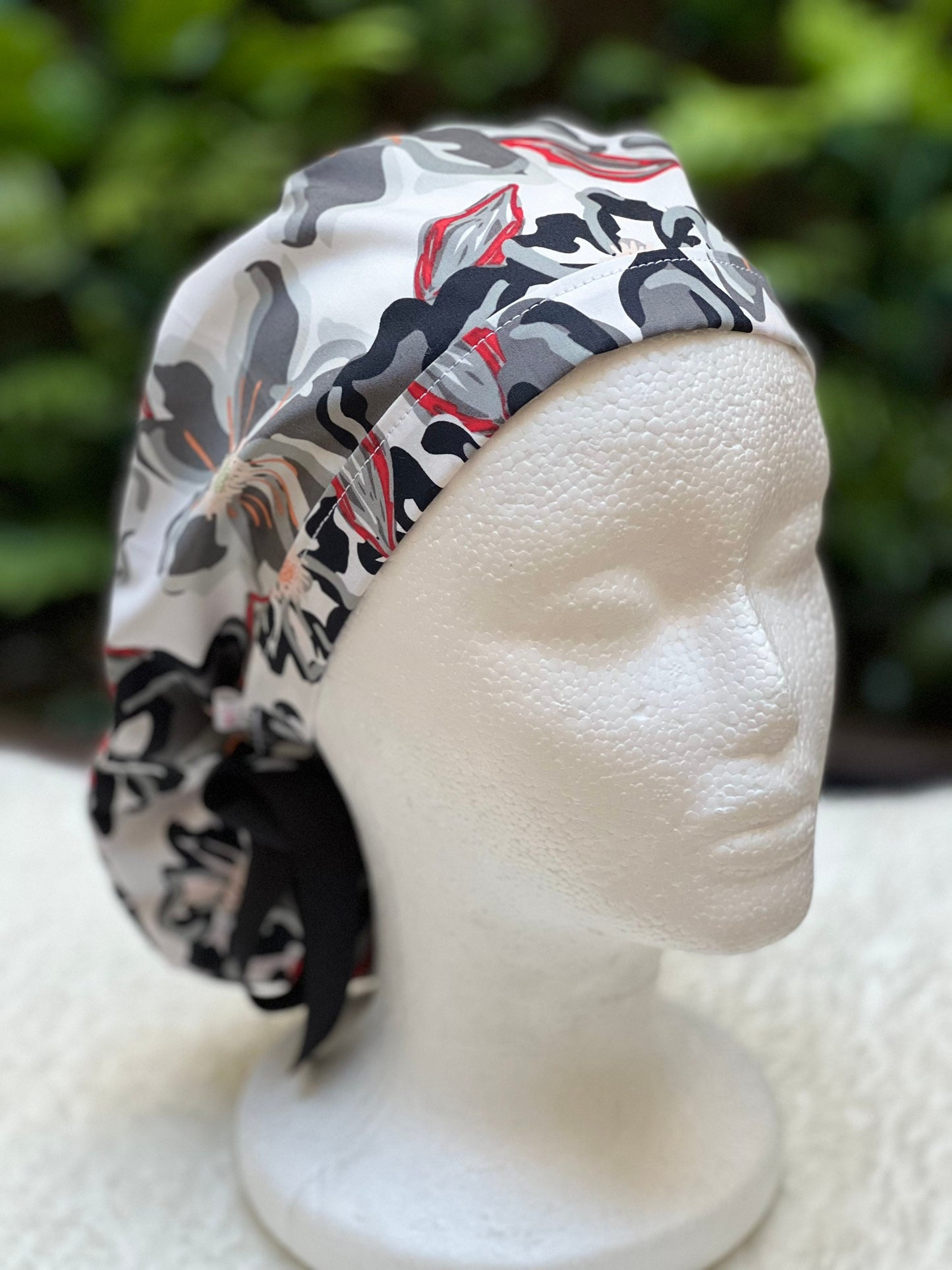 Charcoal Bloom - Ponytail Cap
