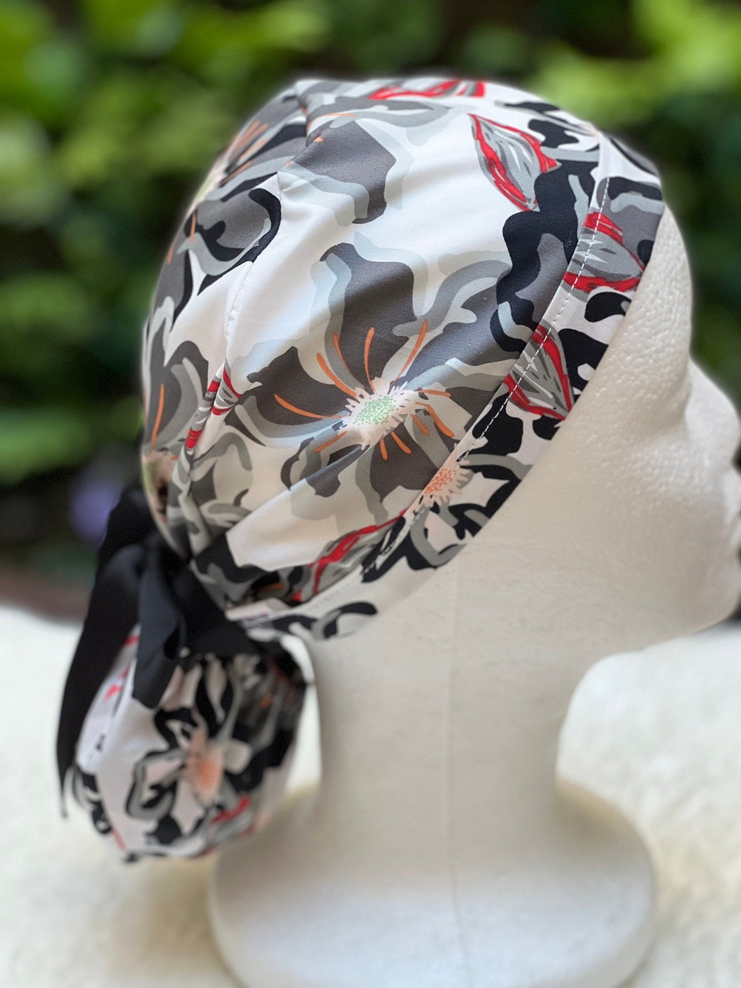 Charcoal Bloom - Ponytail Cap